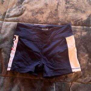 Navy blue polo spandex